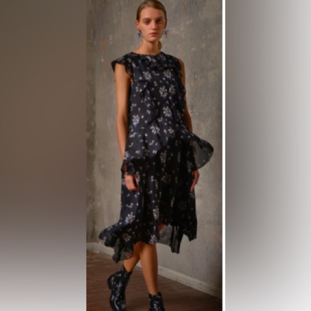 Erdem x H&M silk dress size 10
